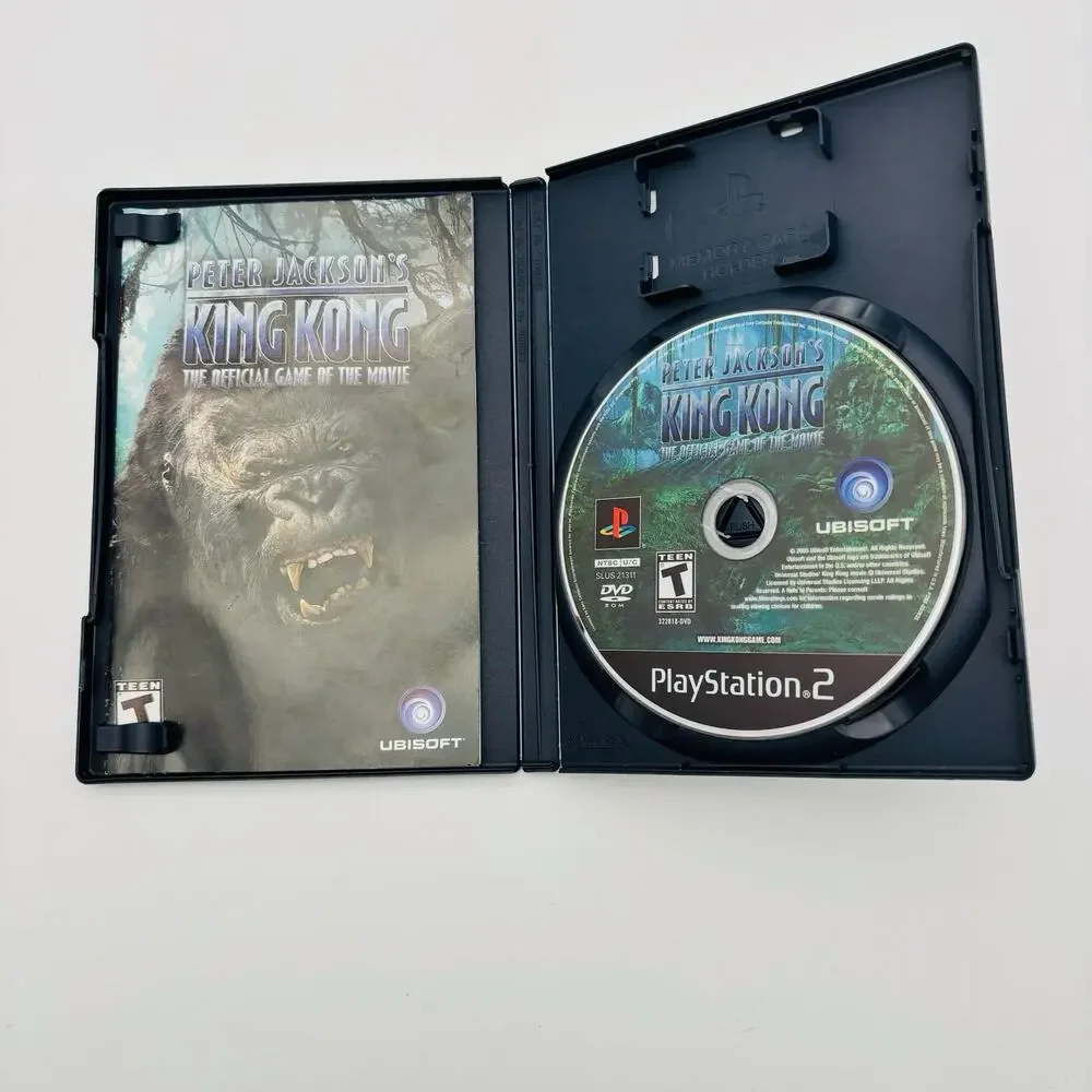 Peter Jackson's King Kong (Sony PlayStation 2 PS2) Complete W/ Manual + Ticket
